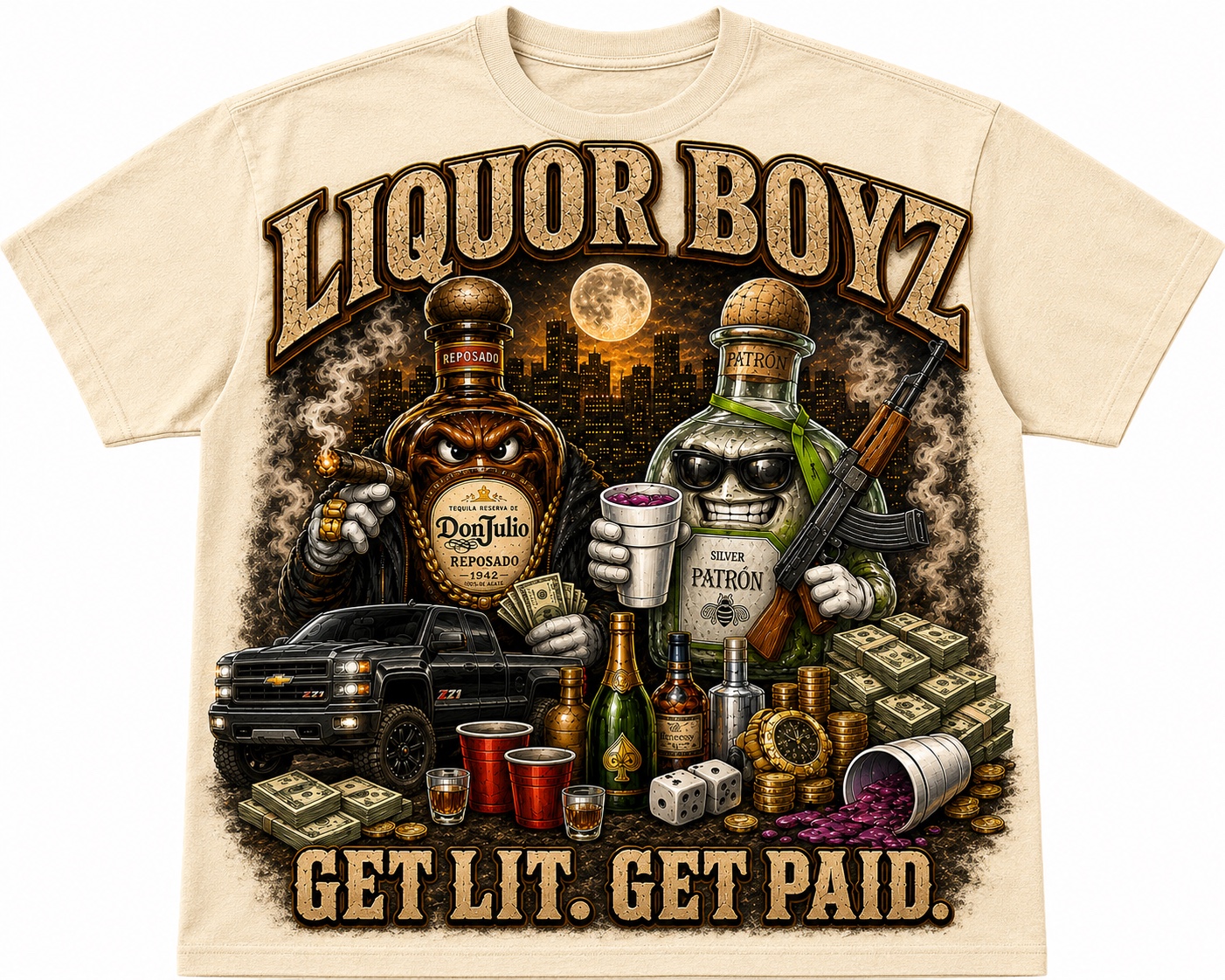 Liquor Boyz shirt mockup