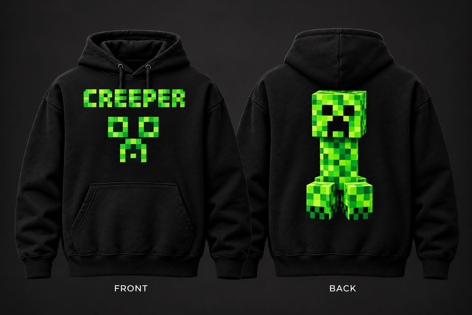 Slime Creeper Hoodie shirt mockup